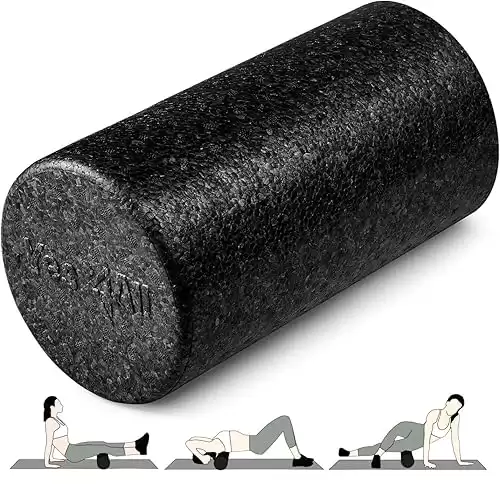 Yes4All EPP Foam Roller for Back, Legs Extra Firm High-Density Foam Roller Best for Flexibility, Muscle Recovery and Balance Exercises (12", 18", 24", 36")